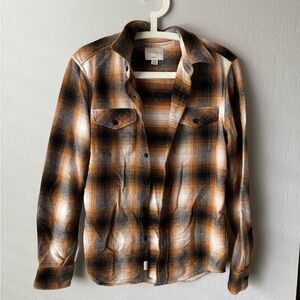 American Eagle Oversized Plaid Shirt Jacket